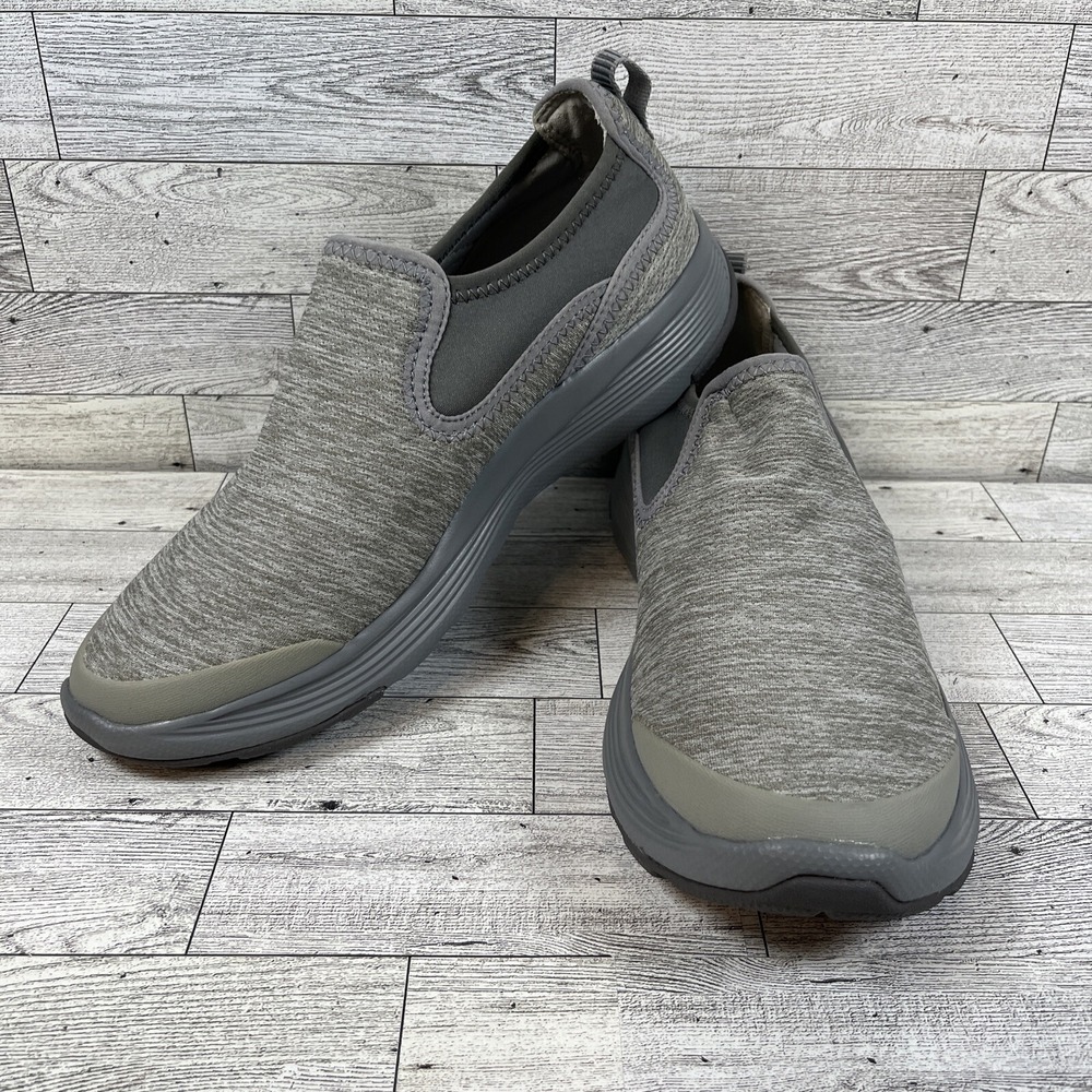 Bzees‎ Icon Gray Heather Slip On Casual Loafer Shoes Men Size 9M